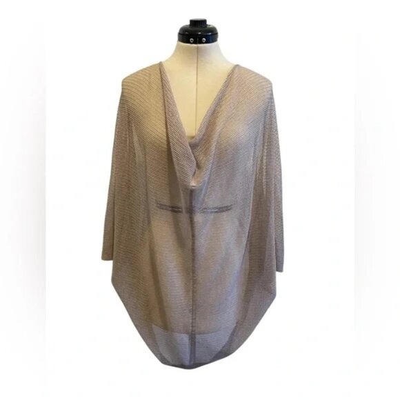 All Saints Tops - ALL SAINTS Bishi Cowl Neck Mesh Top Size L